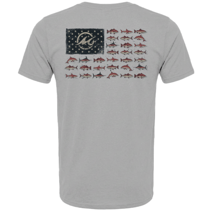 Men's SoWal Sun Jersey American Gulf School Short Sleeve