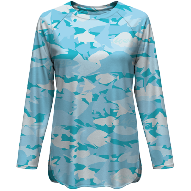 Gulf Camo Coastal Pearl Cover-Up
