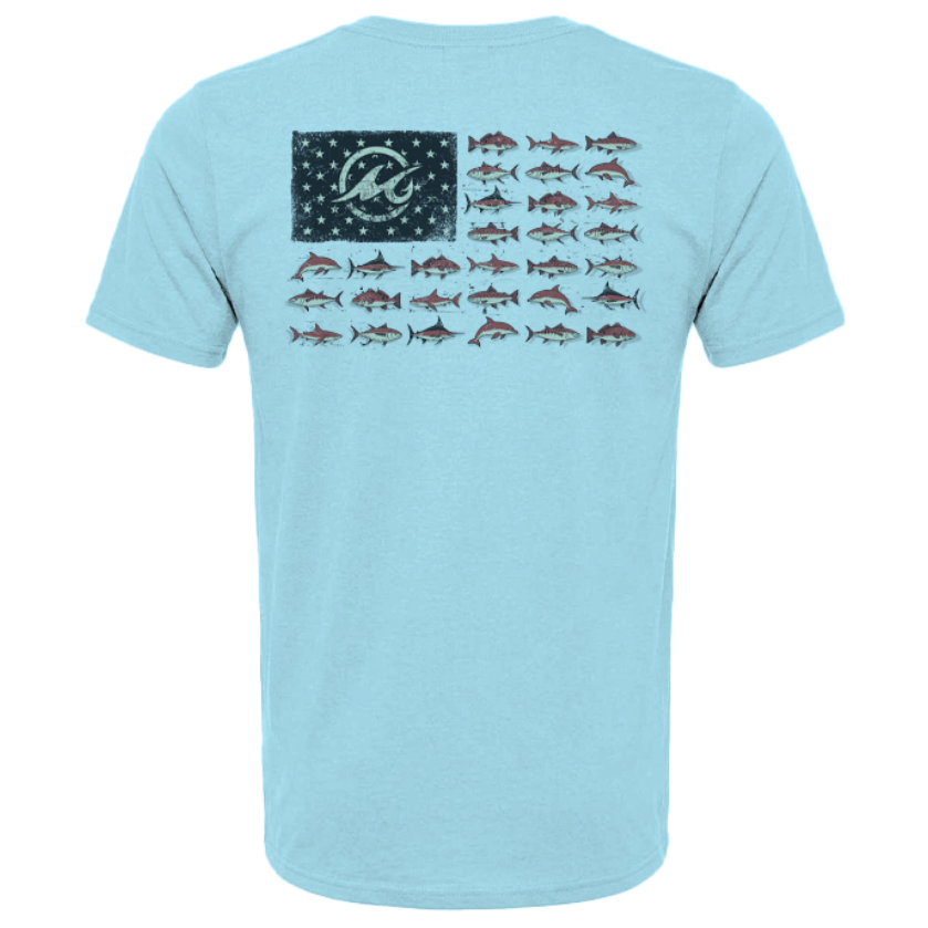 Men's SoWal Sun Jersey American Gulf School Short Sleeve