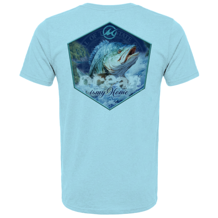 Men's SoWal Sun Jersey Ocean Bass Short Sleeve