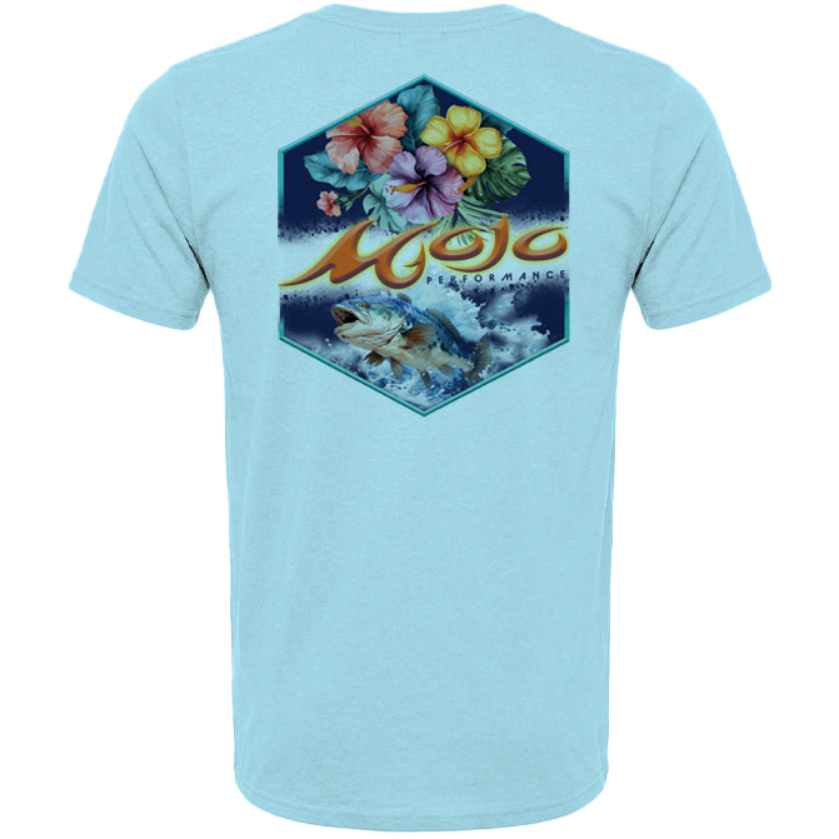 Men's SoWal Sun Jersey Mojo Hibiscus Short Sleeve