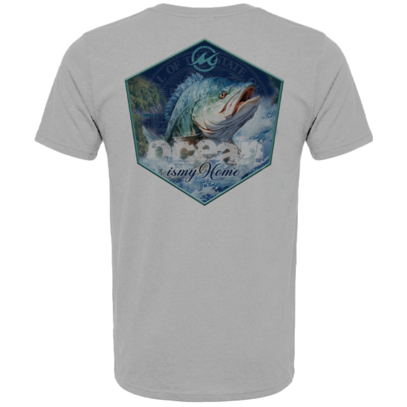 Men's SoWal Sun Jersey Ocean Bass Short Sleeve