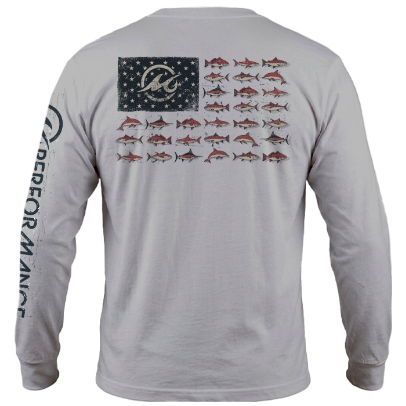 Men's SoWal Sun Jersey American Gulf School Long Sleeve