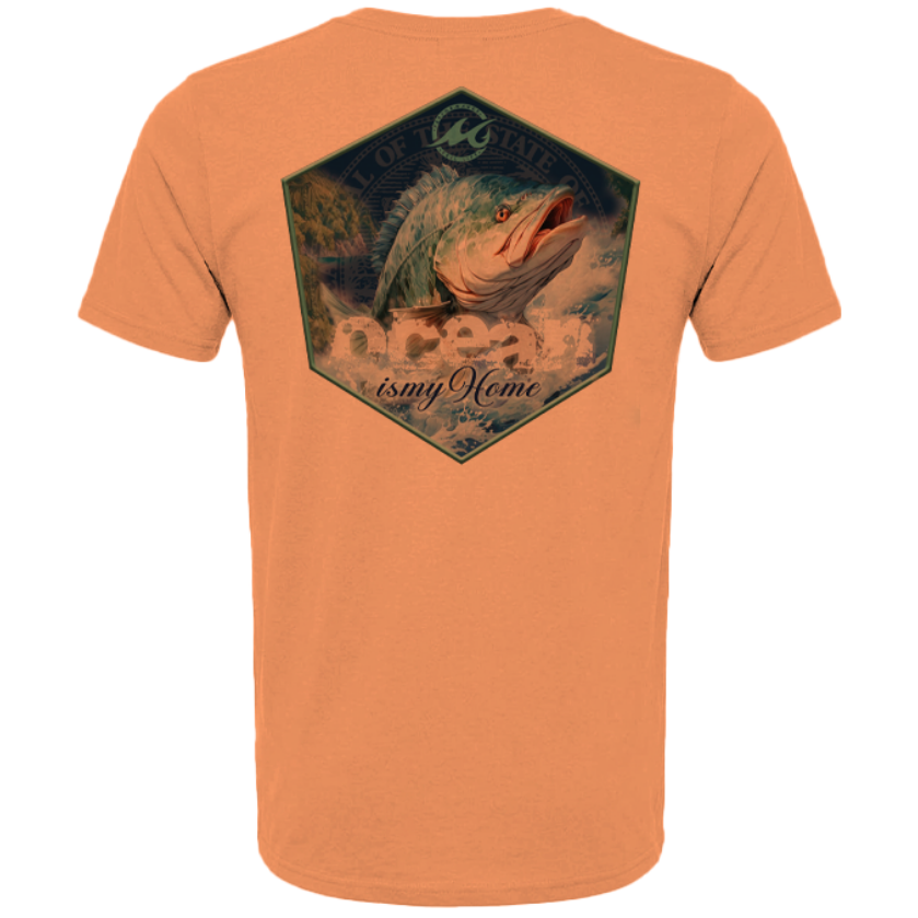 Men's SoWal Sun Jersey Ocean Bass Short Sleeve