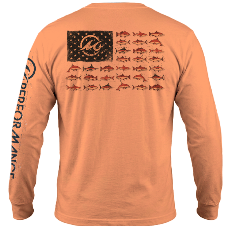 Men's SoWal Sun Jersey American Gulf School Long Sleeve