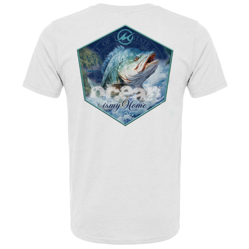 Men's SoWal Sun Jersey Ocean Bass Short Sleeve