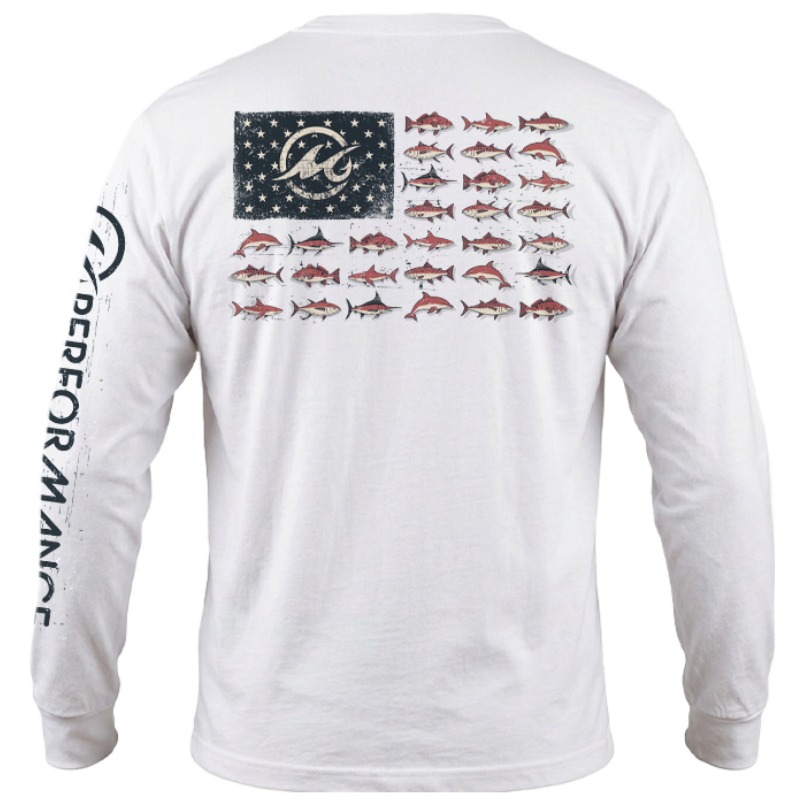 Men's SoWal Sun Jersey American Gulf School Long Sleeve