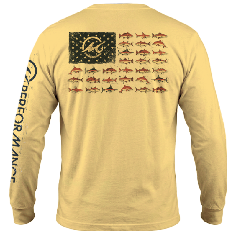 Men's SoWal Sun Jersey American Gulf School Long Sleeve
