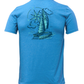 Coastal Edge Mens Tri-Blend Tee - Catamaran Boat