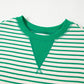 Sail-Away-Stripes Women's Ruffle Sleeve Top