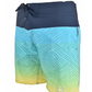 Island Drift Board Shorts Ombre Abstract Wave